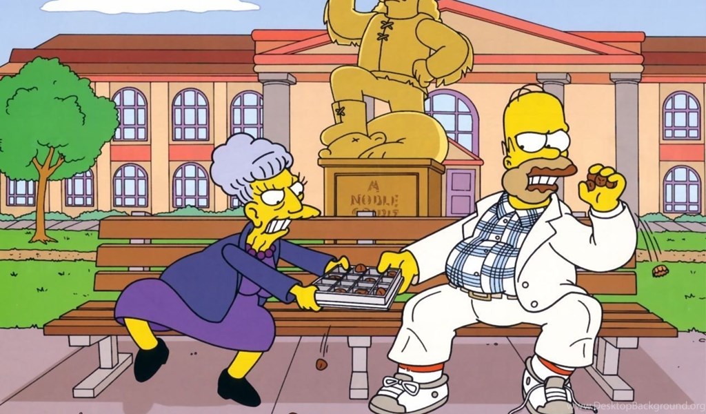 Homer simpson in paradise картина