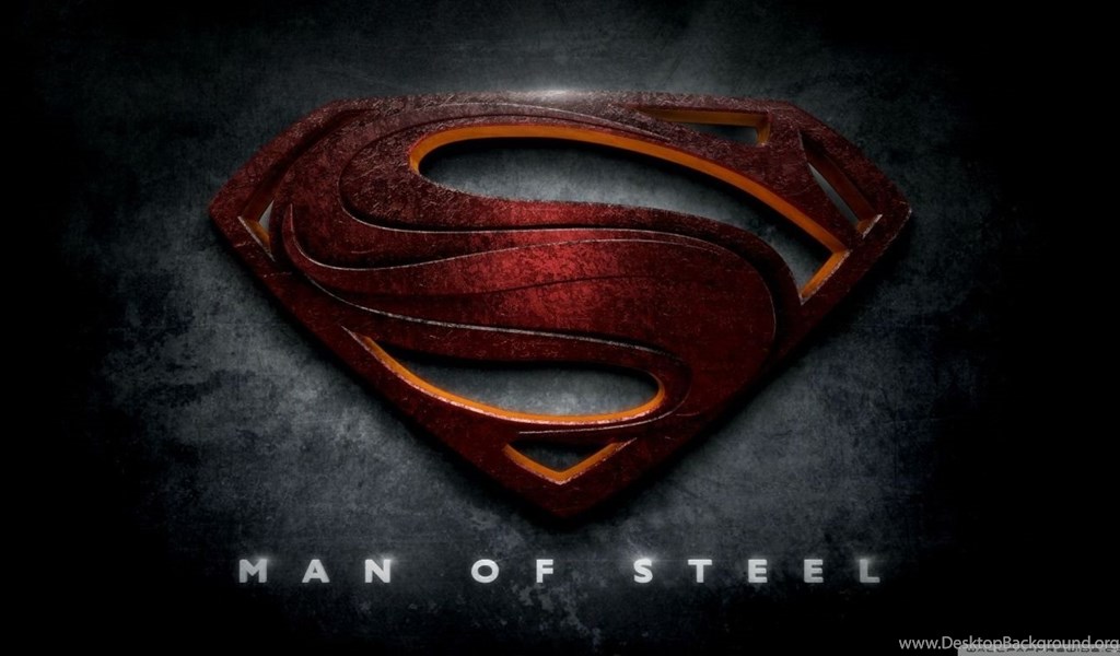 Superman Man Of Steel Logo Hd Desktop Wallpapers Widescreen