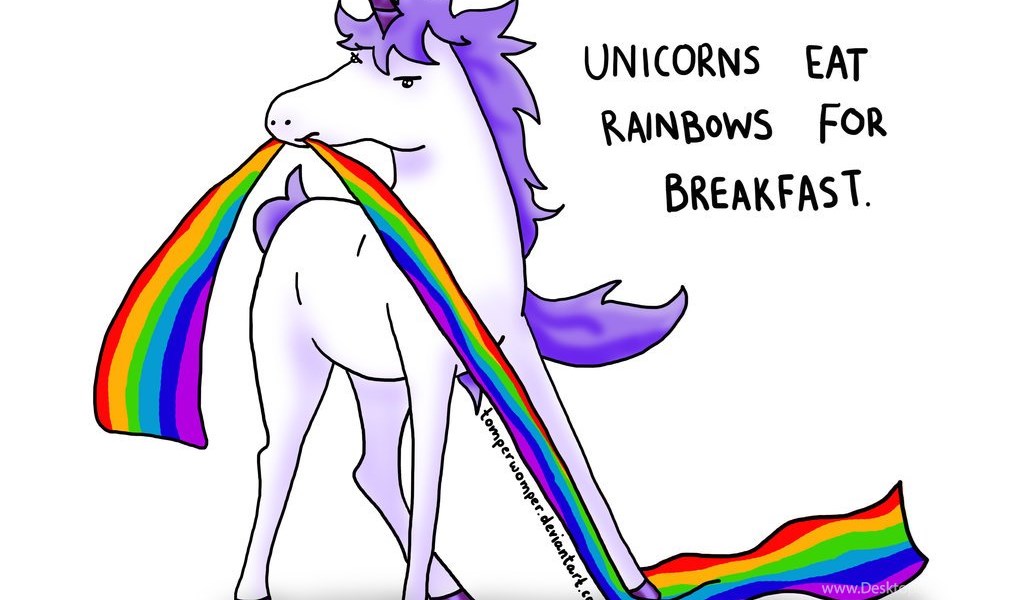 Rainbows And Unicorns 1 Free Hd Wallpapers Hdnaturewall.com Desktop