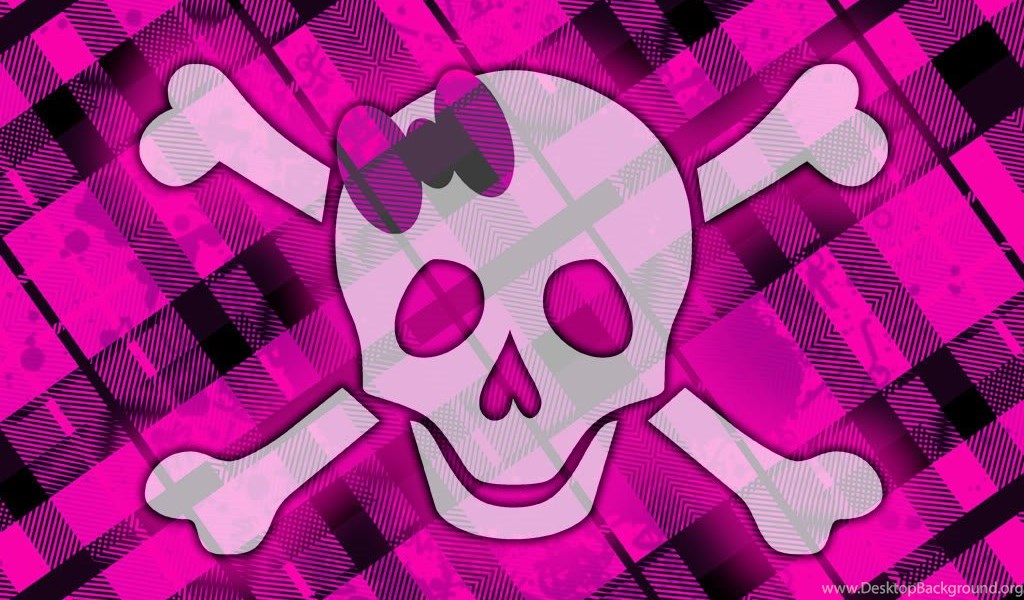 Download Pink Skulls Backgrounds Mobile, Android, Tablet Netbook, Tablet, P...