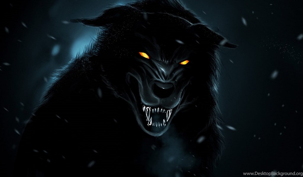 Black Wolf Fantasy Hd Wallpapers Desktop Background