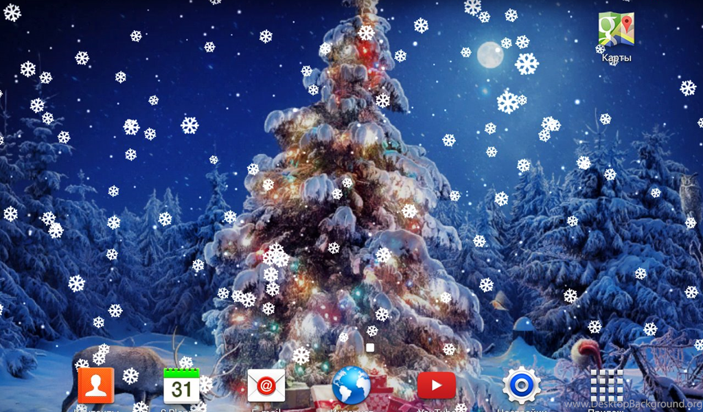 Christmas Train Live Wallpaper