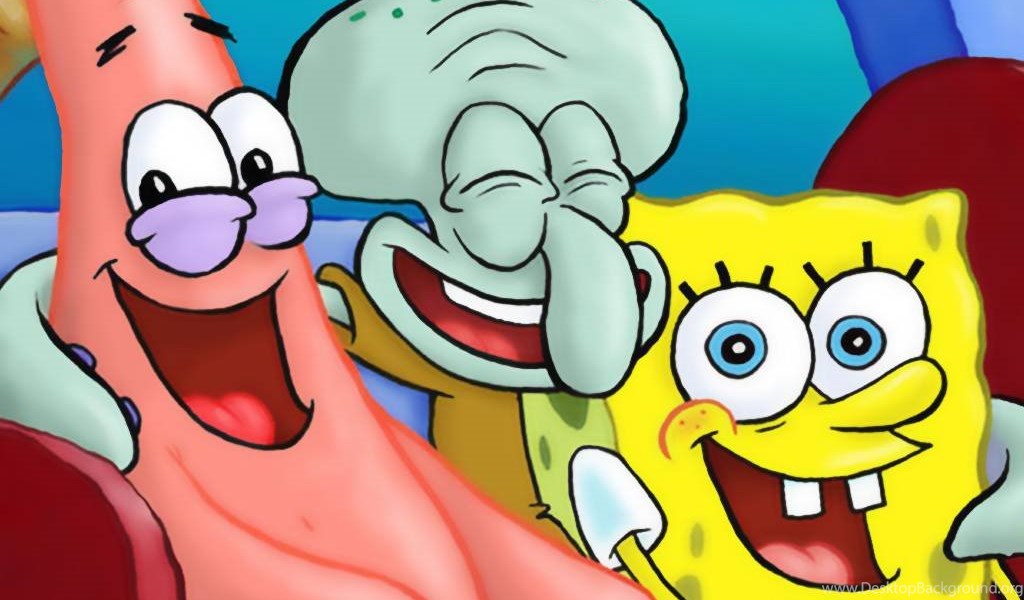 Spongebob And Patrick And Squidward Wallpaper Desktop Background