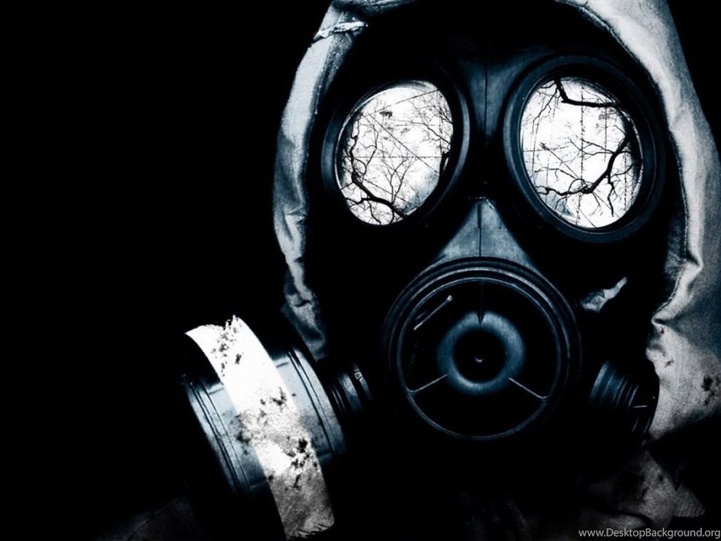 gas mask 3d toxic creepy dark