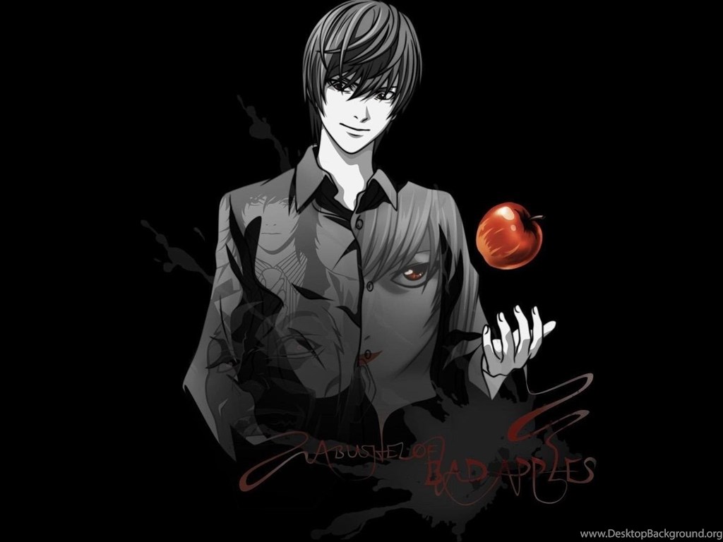 1080P, note, look, death note, hand, death, kira, anime HD Wallpaper