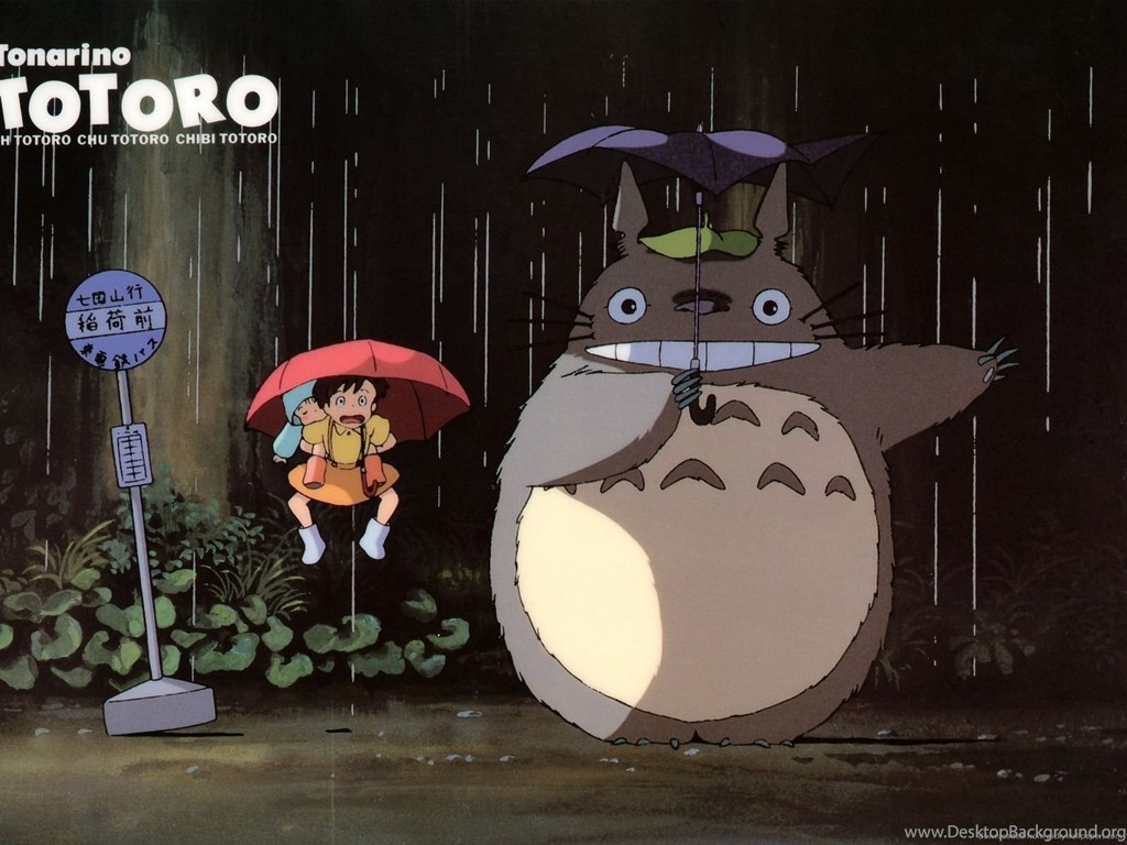 Totoro Bus Stop Wallpapers Top Free Totoro Bus Stop Backgrounds Wallpaperaccess