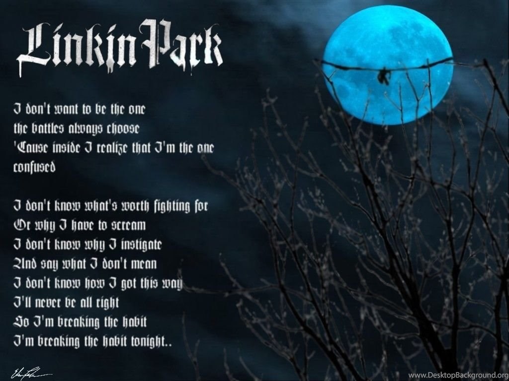 Текст песни habit. Линкин парк брекинг зе Хабит. Breaking the Habit Linkin Park текст. Linkin Park Breaking the Habit обложка. Честер Беннингтон Breaking the Habit.
