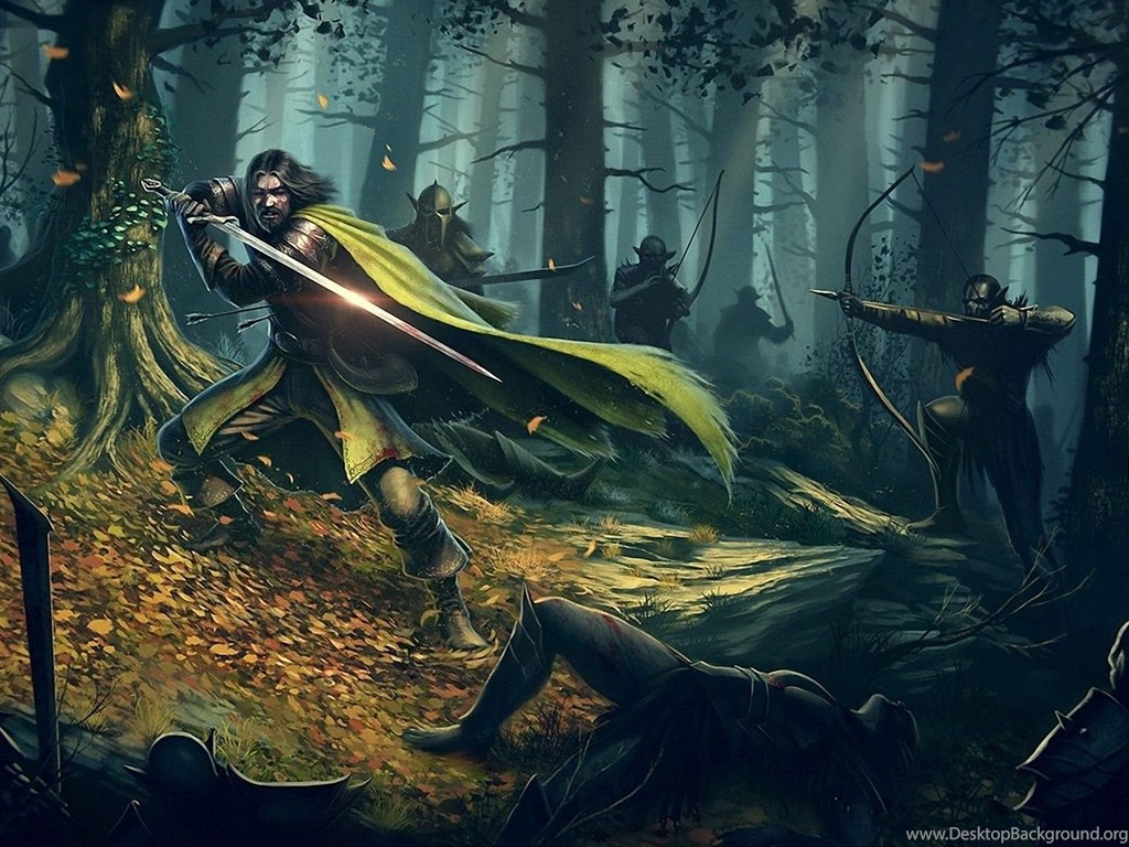 Forest The Lord Of The Rings Fantasy Art Orcs Artwork