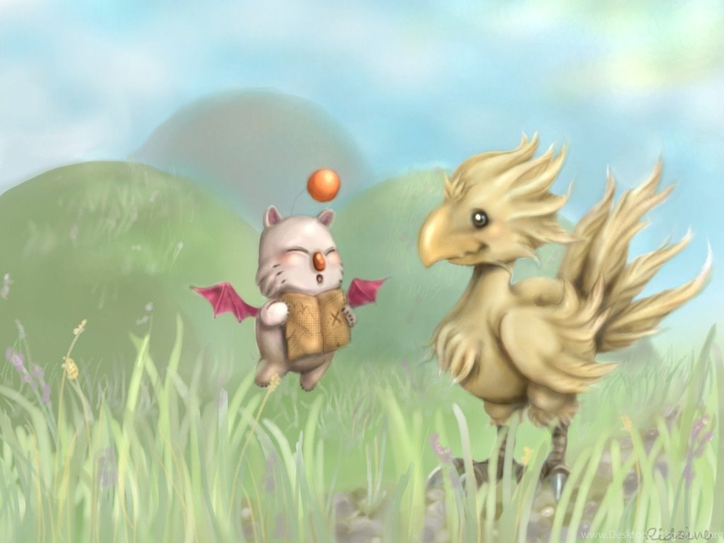 Download Chocobo Fullscreen Standart 4:3 1024x768 Desktop Background. 