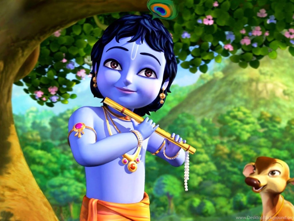 Disney HD Wallpapers: Disney Cartoon Little Krishna HD Wallpapers