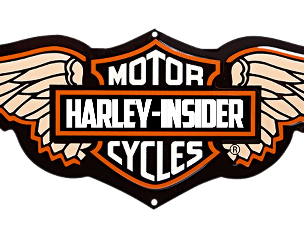 Ретро надпись Harley Davidson
