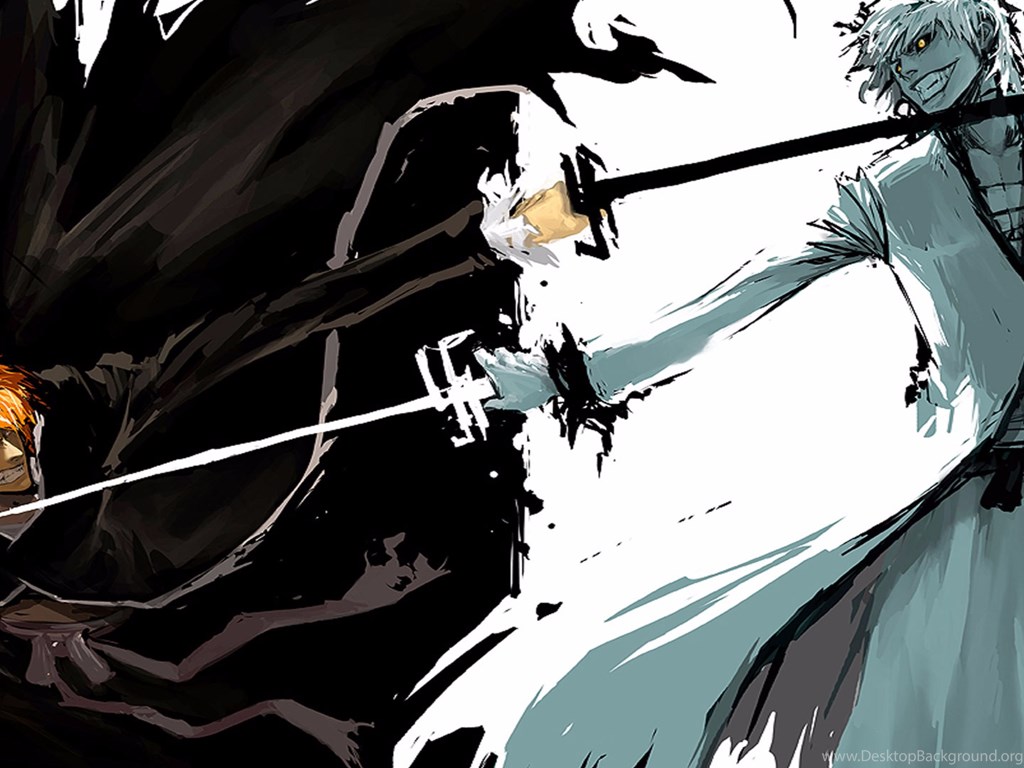 Black And White 2016 4K Anime Wallpapers Desktop Background