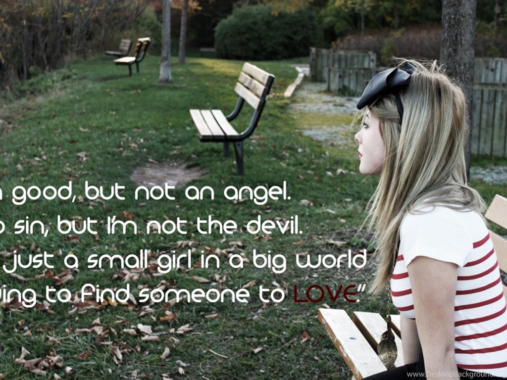 Sad Girl With Quotes Hd Wallpaper Sad Alone Girl Sayings Quotes