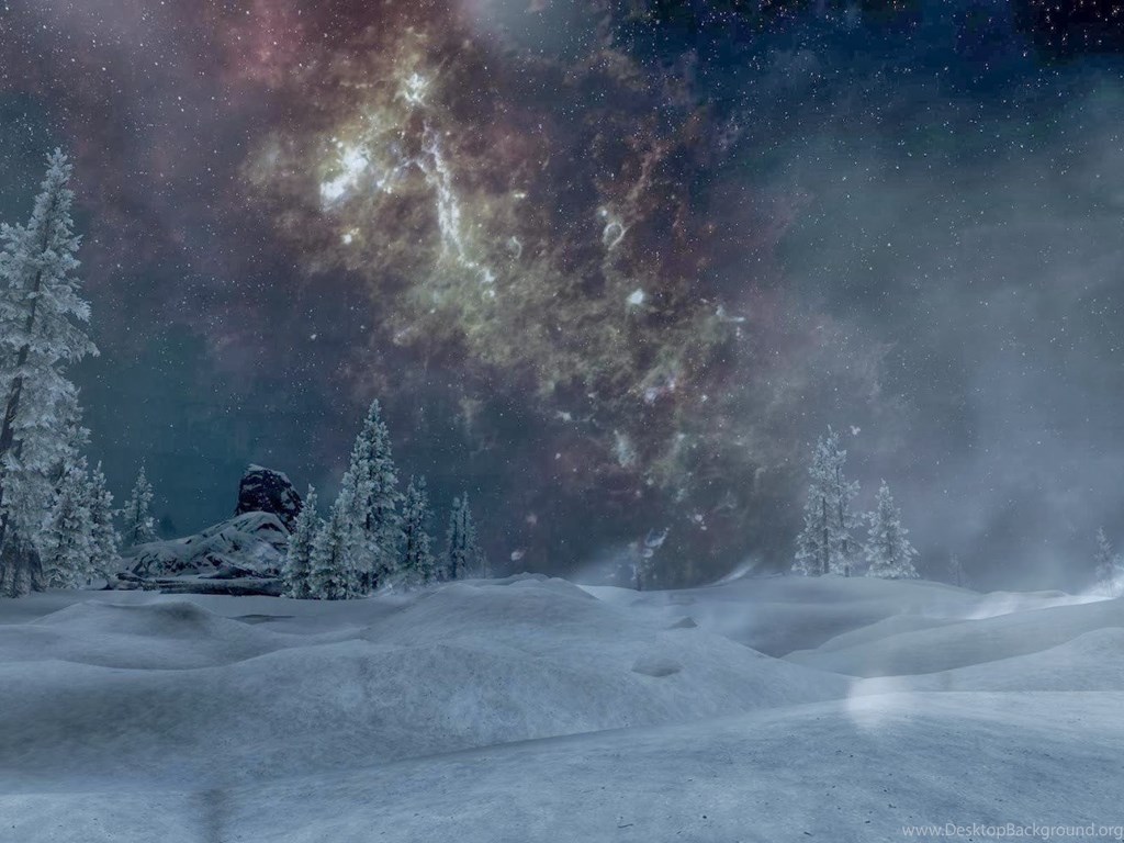 Winter Cold Winter Night Fantezie Friguroasa Iarna Wallpapers