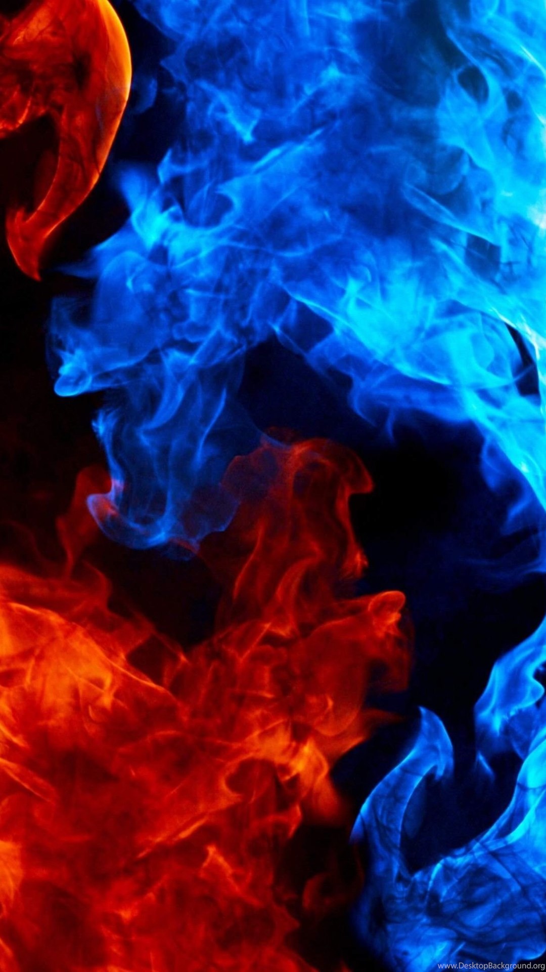 Download Blue And Red Fire HD Wallpapers For 4K 3840 X