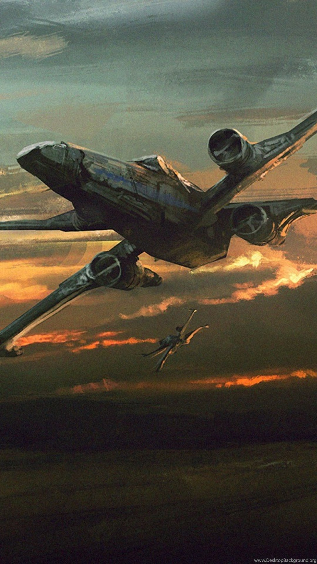 Star Wars The Force Awakens X Wing Wallpapers 4k 4096x2160