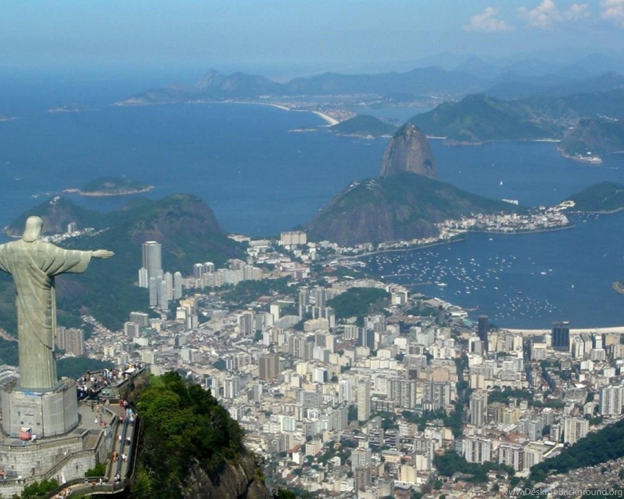 Statue Of Jesus Rio De Janeiro Wallpapers World Wallpapers Desktop