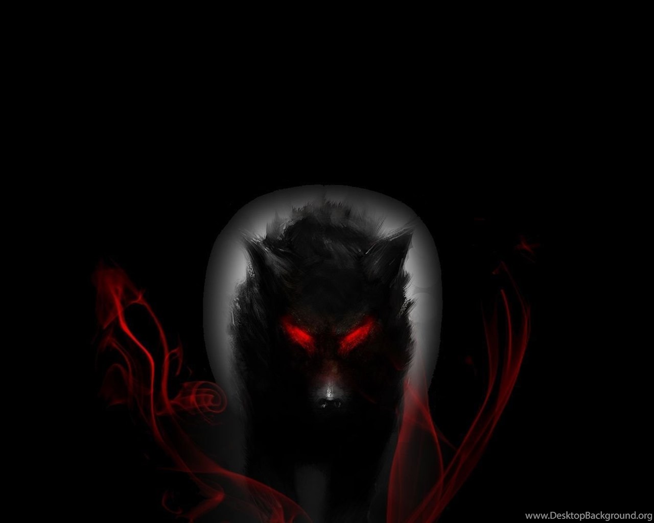 Download Black Wolf With Red Eyes 1984478 Fullscreen Standart 5:4 1280x1024...