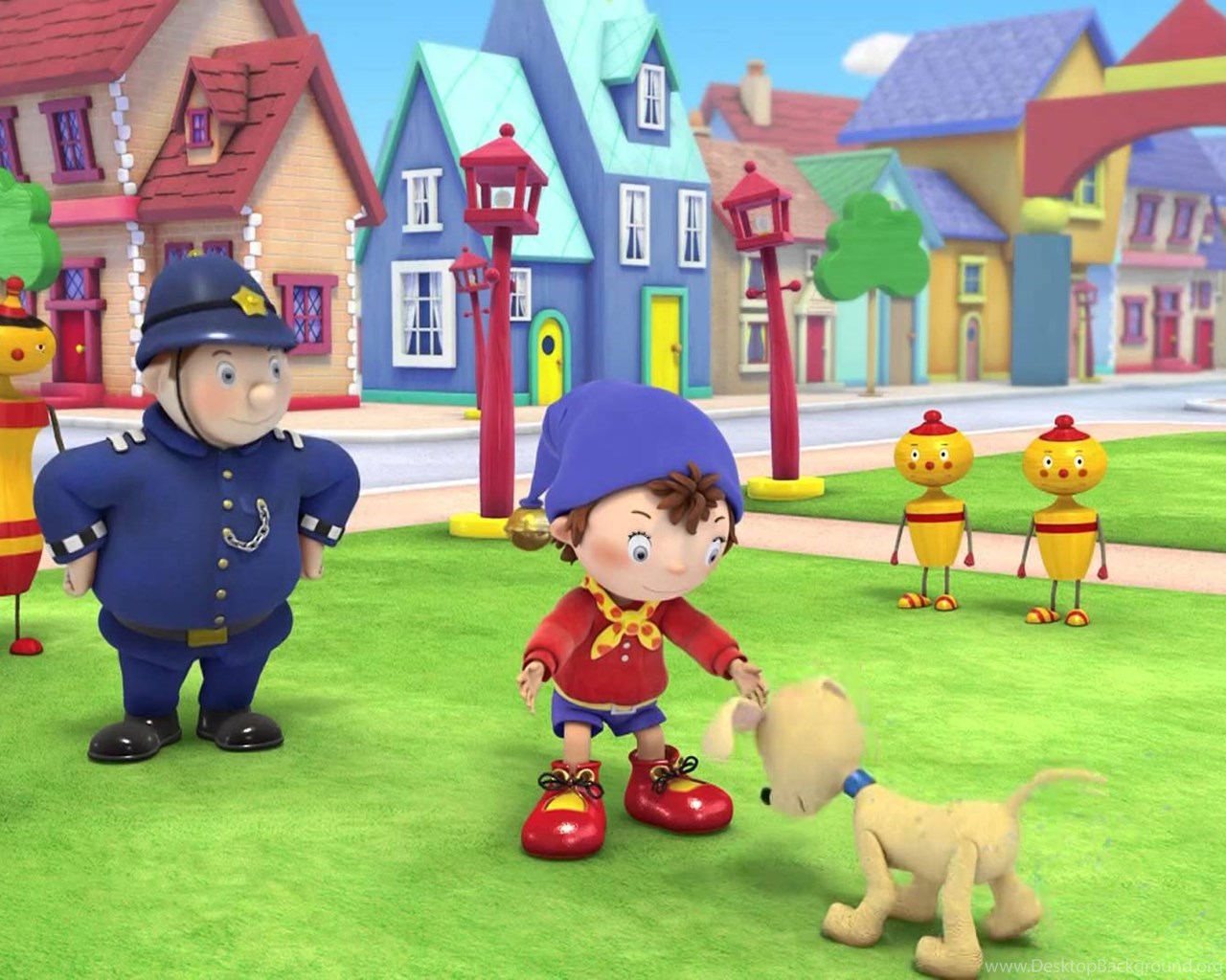 Noddy In Toyland Cartoon Desktop Background