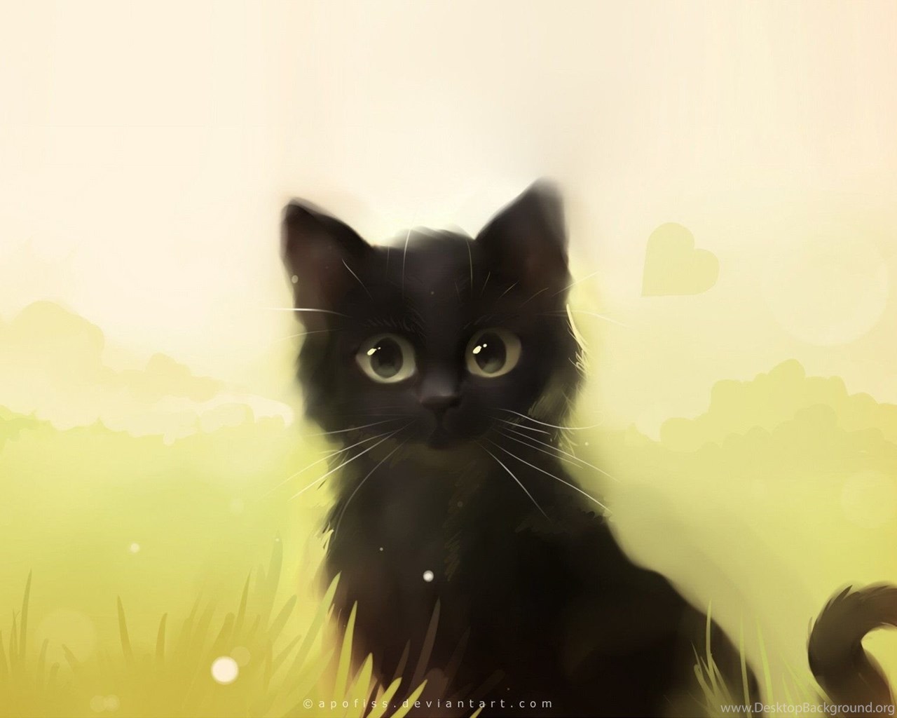 Beautiful Cat  Painting Wallpapers  HD Download Of Cute  Cat  