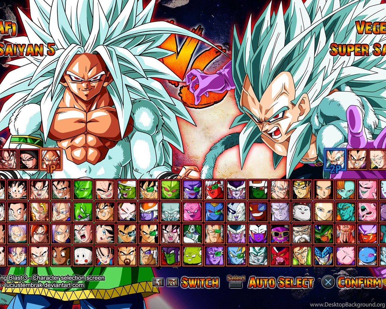 dbz raging blast 3 all characters