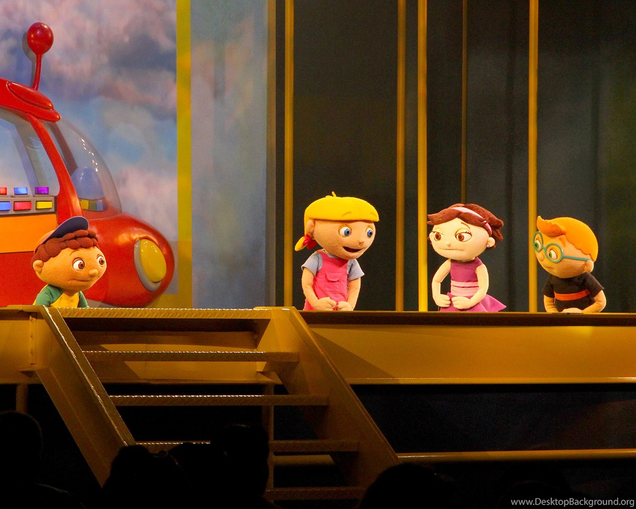 Disney Junior Live On Stage Little Einsteins And Rocket Desktop Background