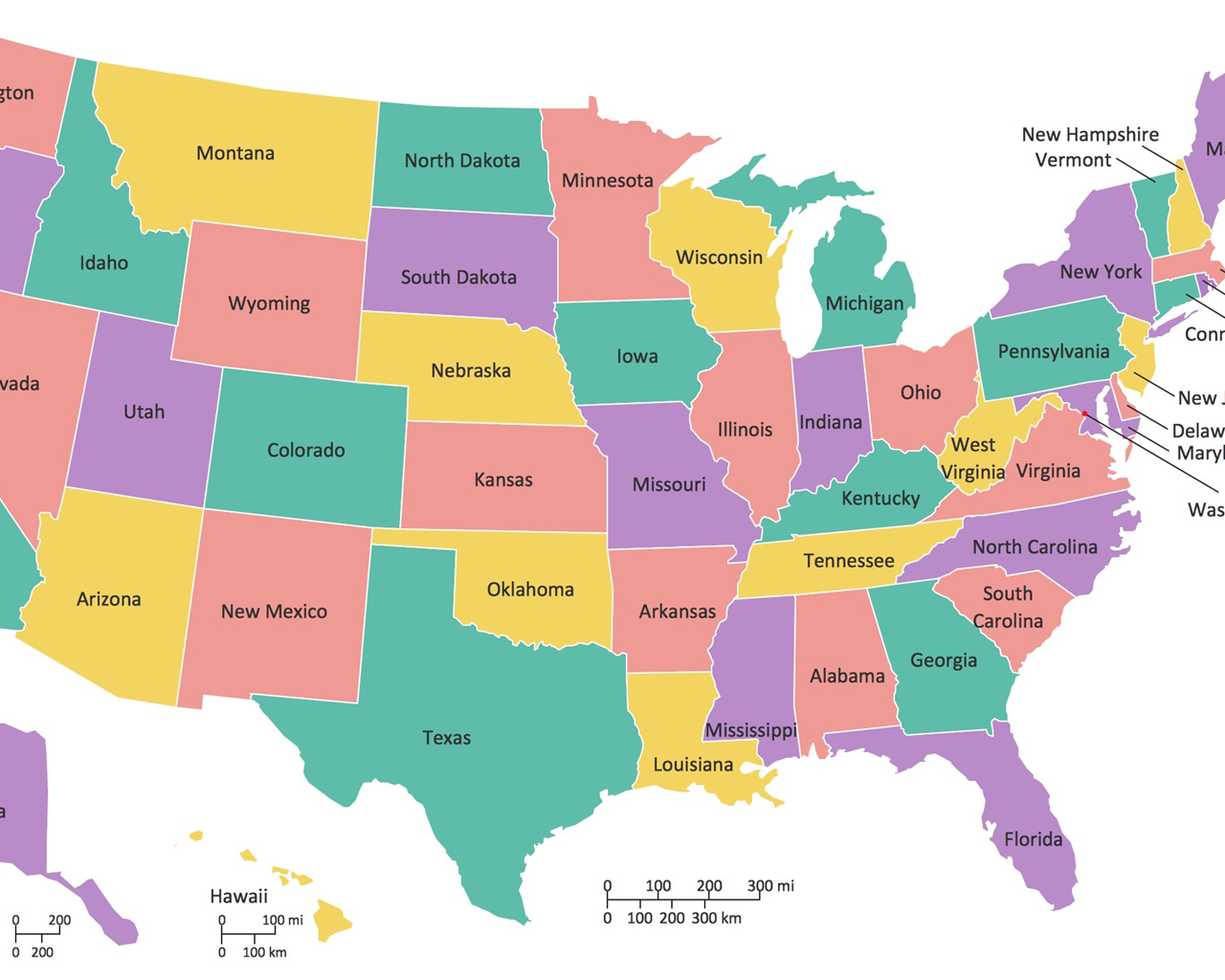 Показать на карте штаты США. Сколько Штатов в США. States and Capitals of USA. Нью-Гэмпшир штат на карте.