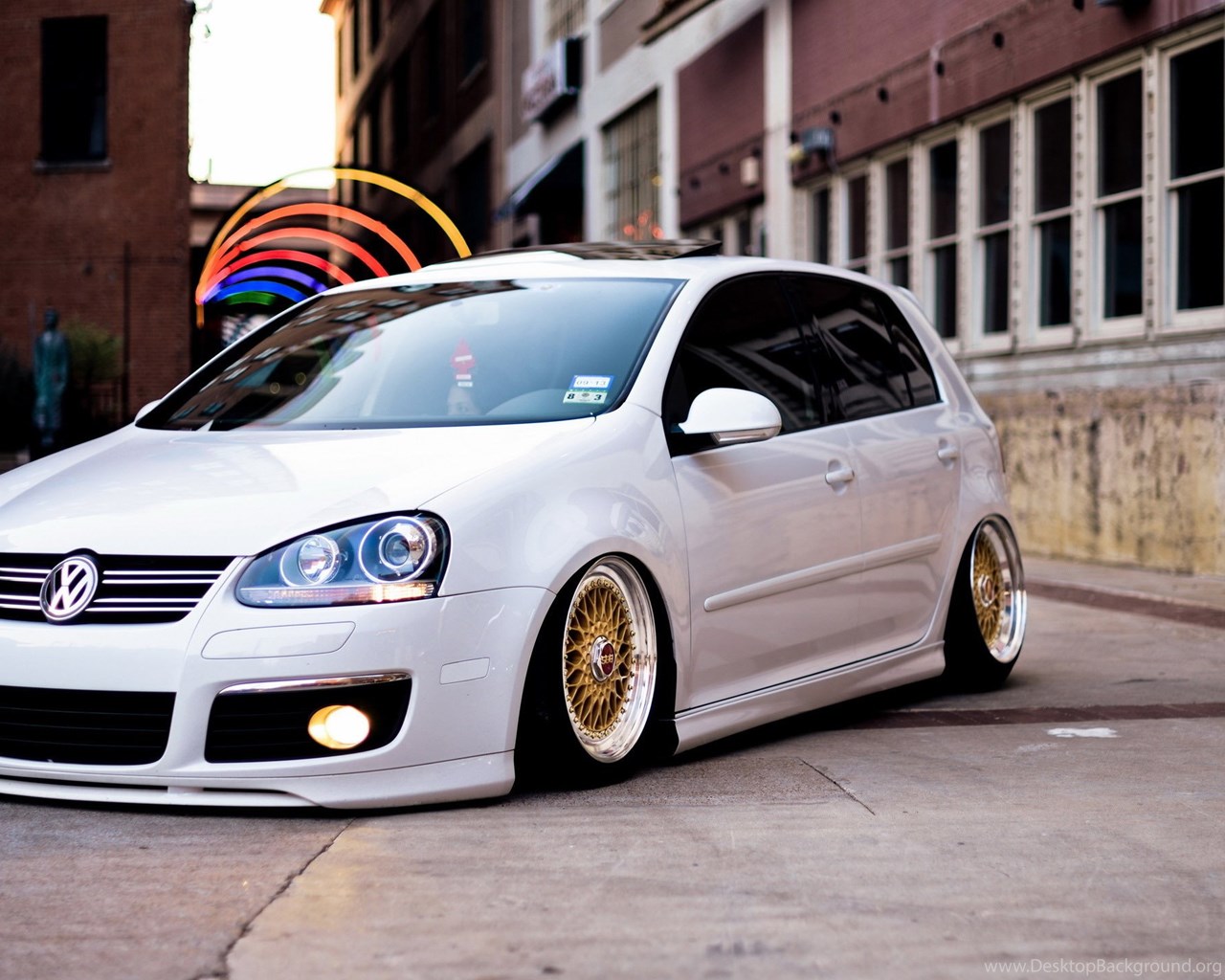 VW Golf 5 GTI stance