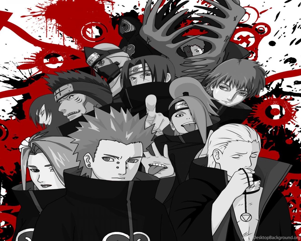 Walpaper Akatsuki Naruto Anime 19x1080 Hd Wallpapers And Free Desktop Background
