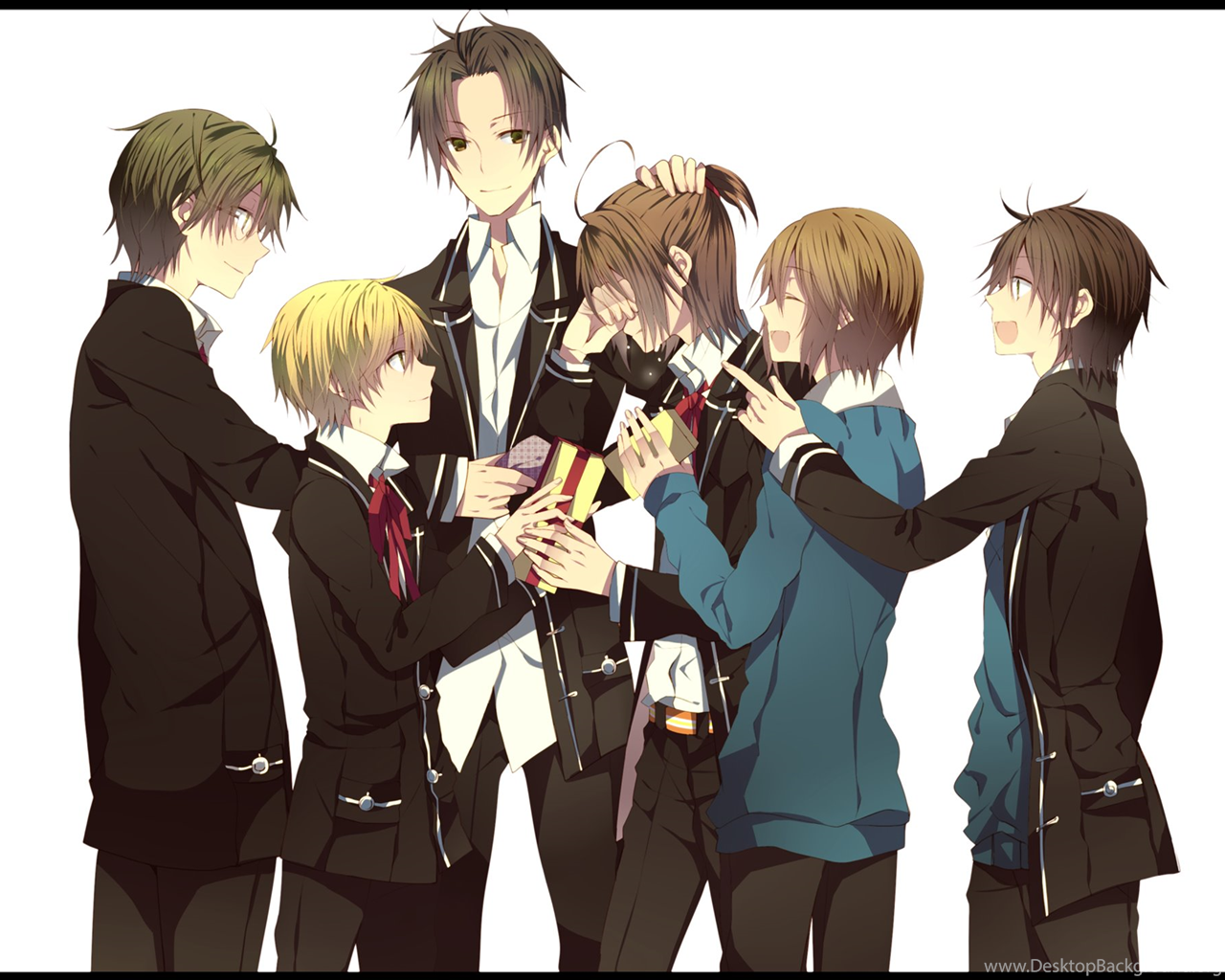 image computer anime group of friends