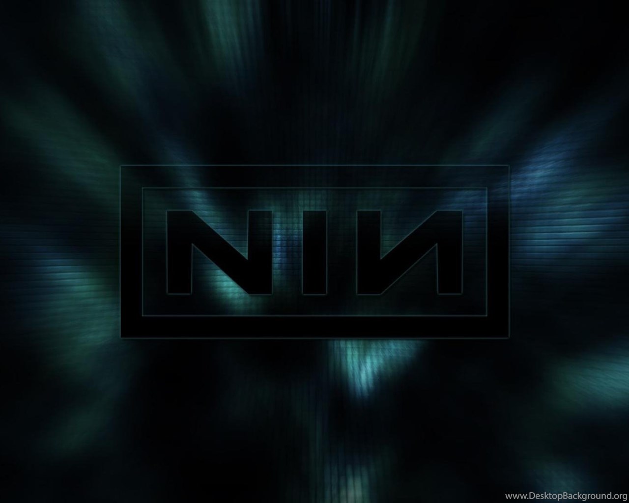 Nine Inch Nails Logo Flag
