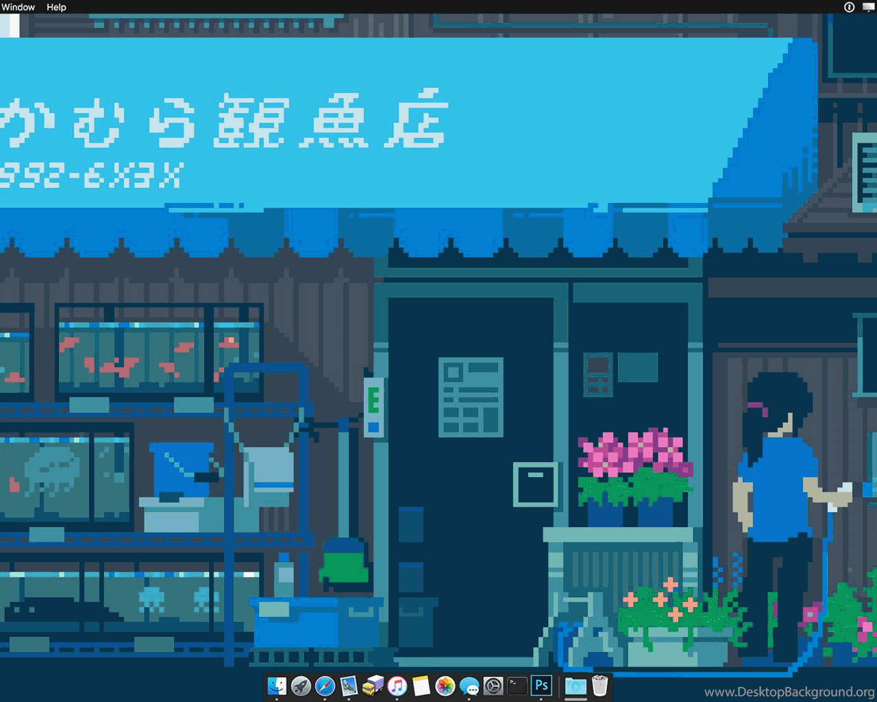 Pixel Art Gif As Desktop Backgrounds : Osx Desktop Background