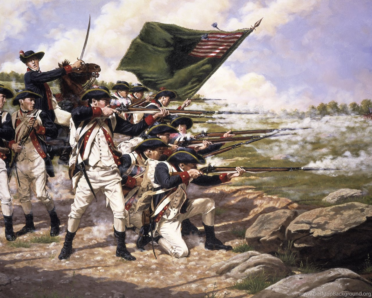 War Revolutionary War Drawing Hd Wallpaper Digital Artwork Hd