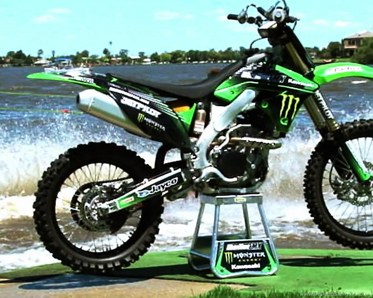 Kawasaki KX 450 стант