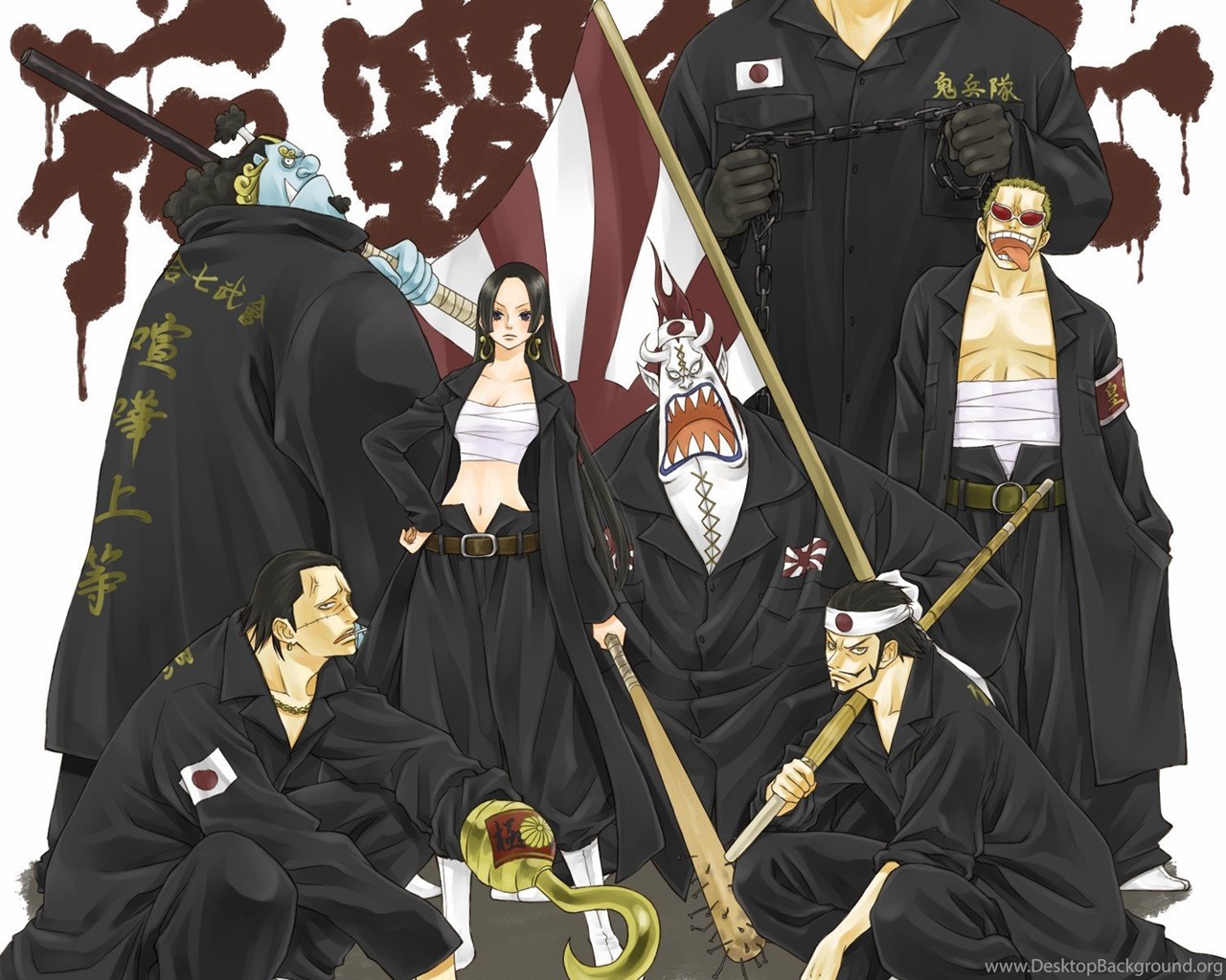 One Piece Anime Seven Samurai Wallpapers Desktop Background