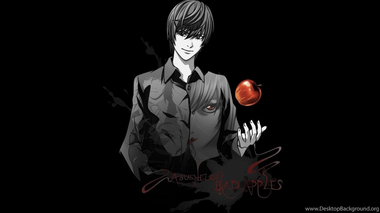 1920x1080 Kira, Anime, Death Note, Light, Apple, Kira ...