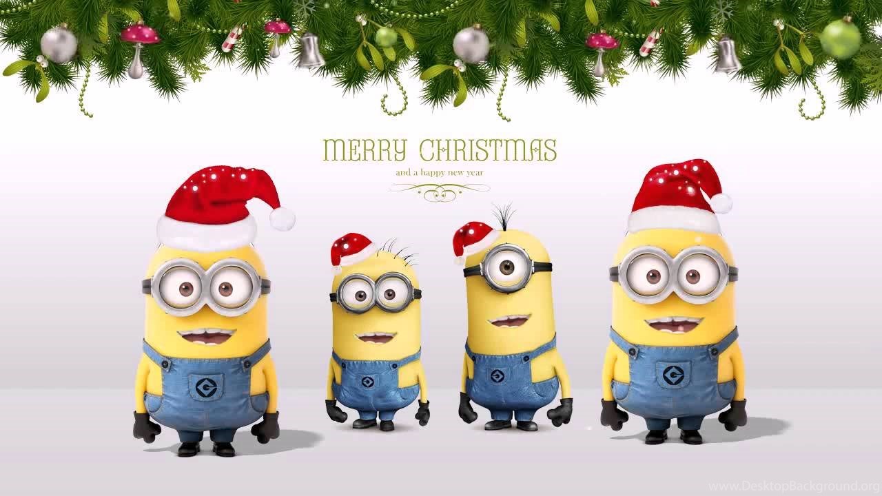 Download MERRY CHRISTMAS WITH MINIONS YouTube Widescreen Widescreen 16:9 12...