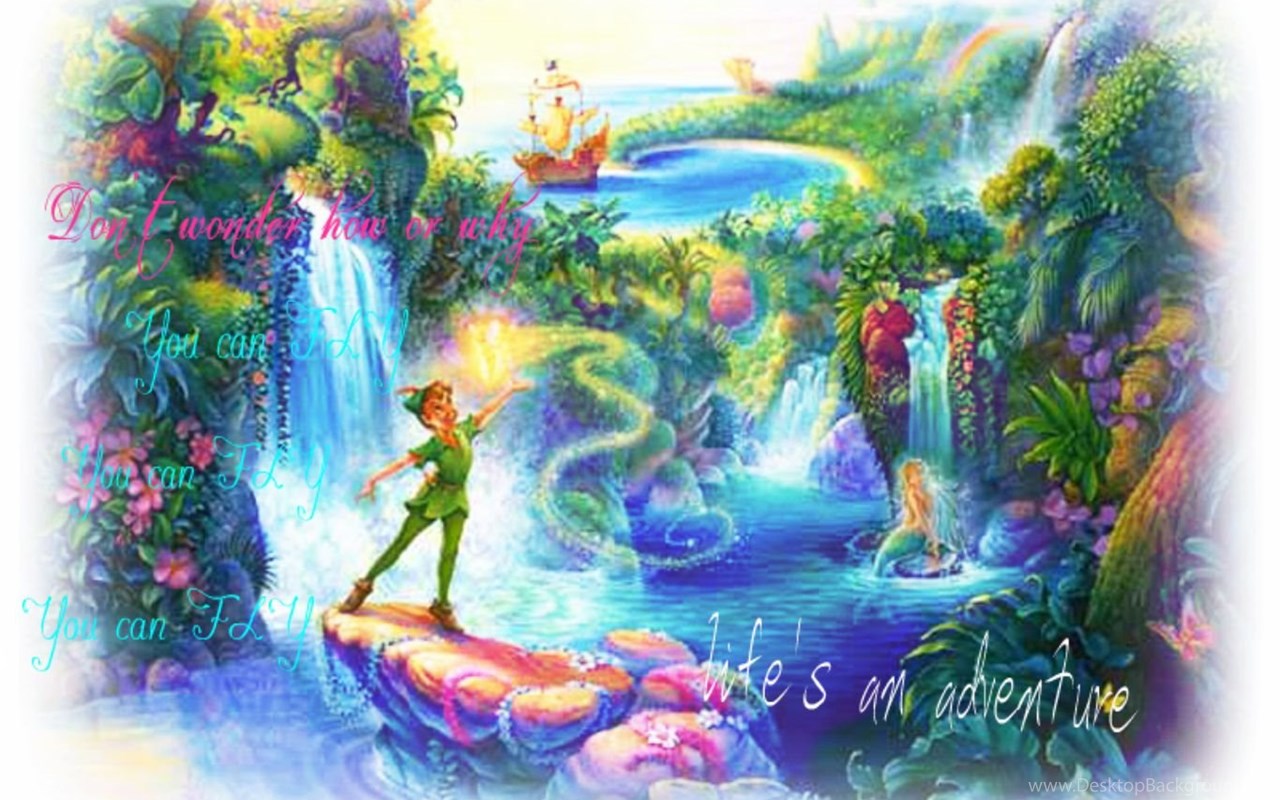 Peter Pan Disney Cartoon Full Hd Wallpapers For Ipad Air 2 Desktop Background