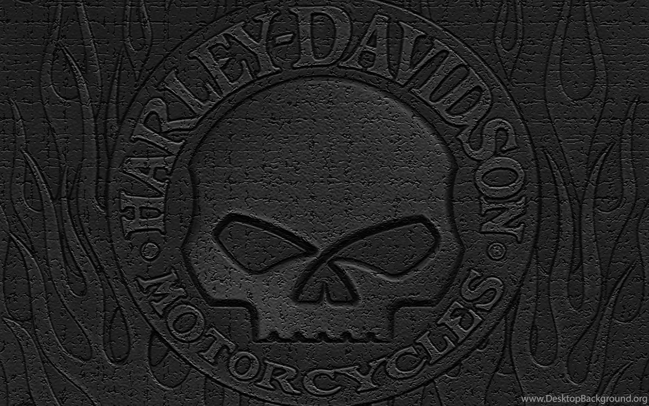Ночные обои для рабочего стола Harley Davidson