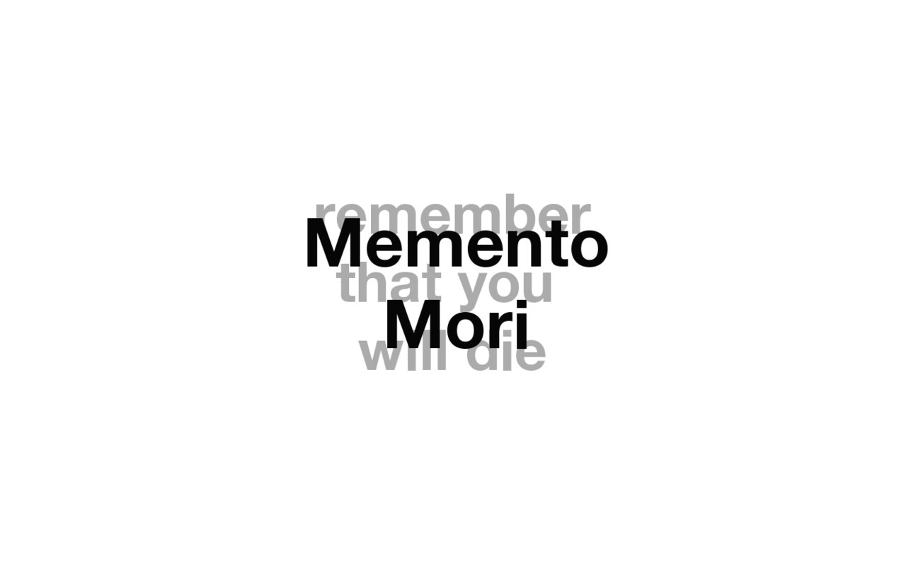 Мементо мори картинки на телефон