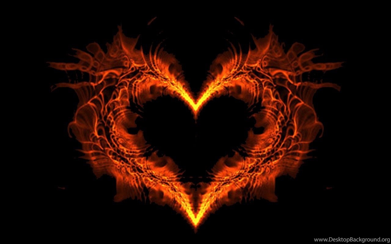 Black Heart Love Valentine Hd Wallpapers Desktop Background