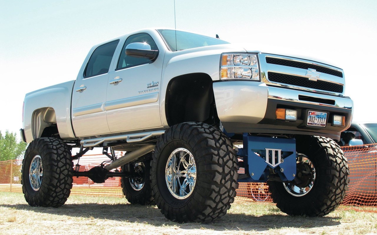 Download Chevy Trucks Lifted Wallpapers Widescreen Widescreen 16:10 1280x80...