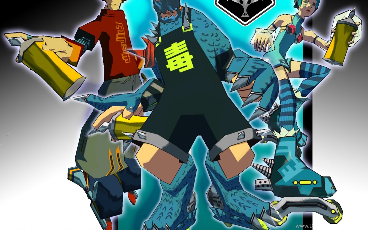 Download Full Wallpapers : Fond D'ecran Jeux Video Jet Set Radio Futur...