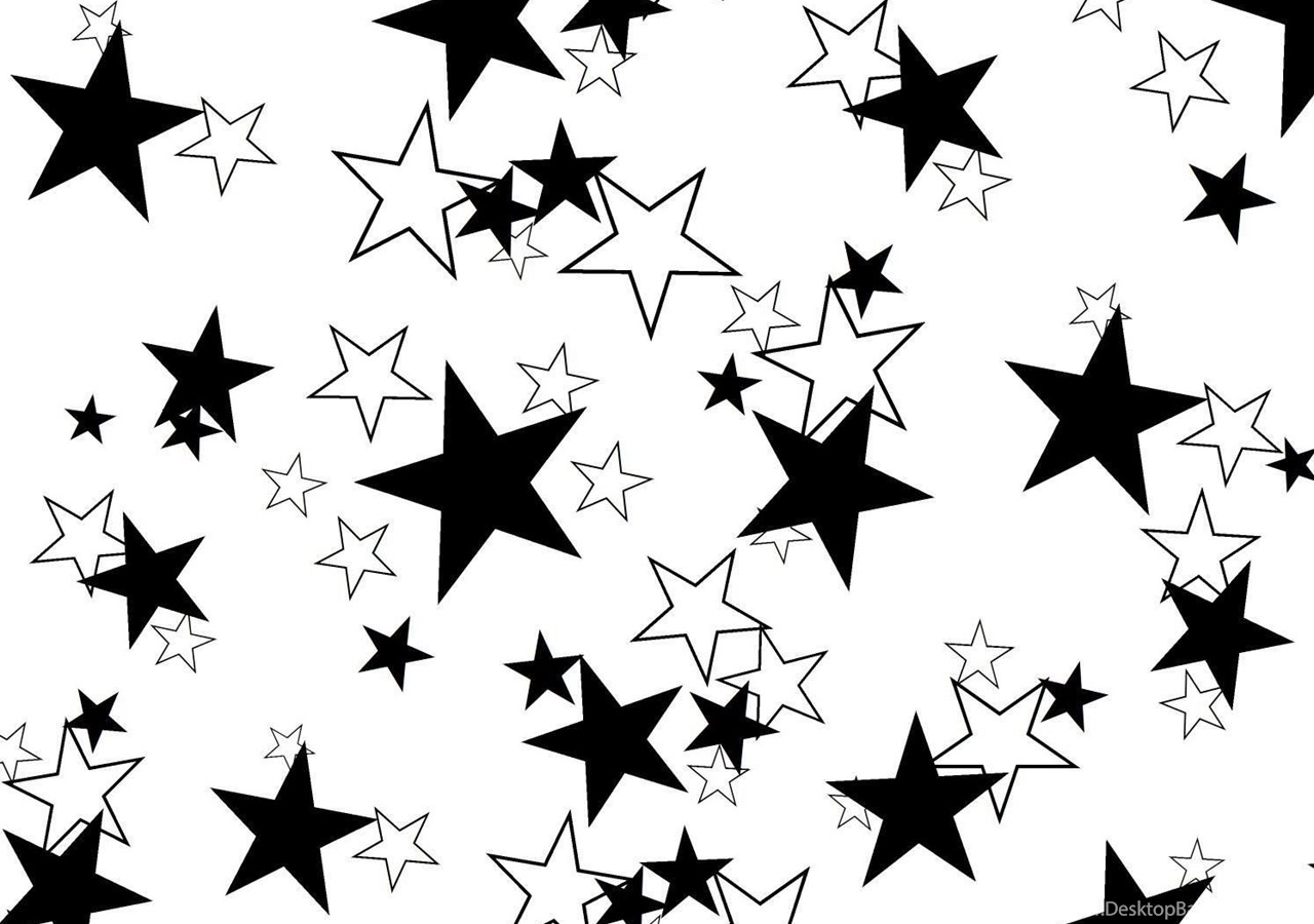 Black and White Stars Wallpapers 5.jpg Desktop Background