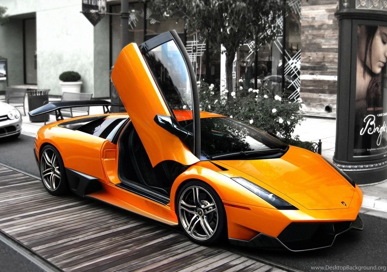 Lamborghini Murcielago SV оранжевая