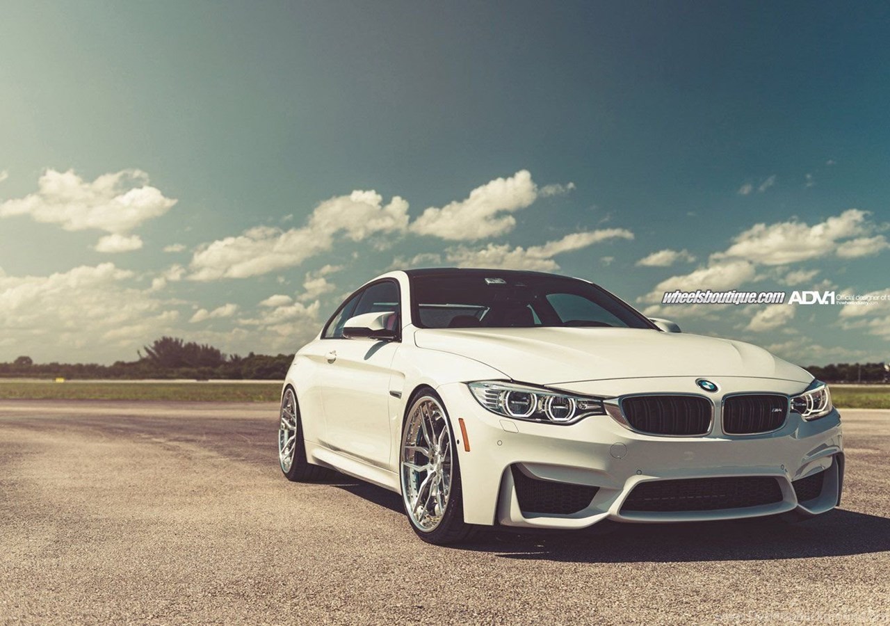 BMW m4 White Tuning