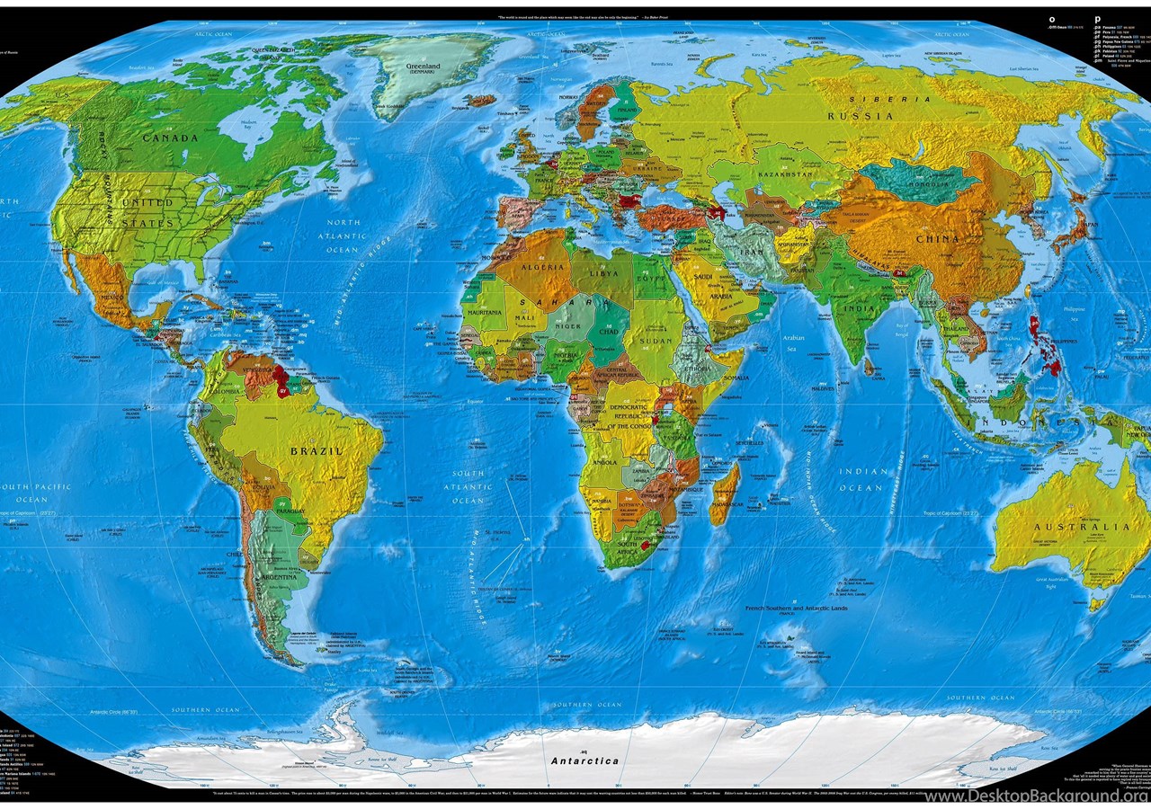 World Map Wallpapers ( Desktop Background