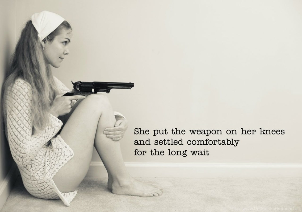 GIRLS WITH GUNS Weapon Gun Girls Poster Sexy Babe W Wallpapers ... Desktop  Background