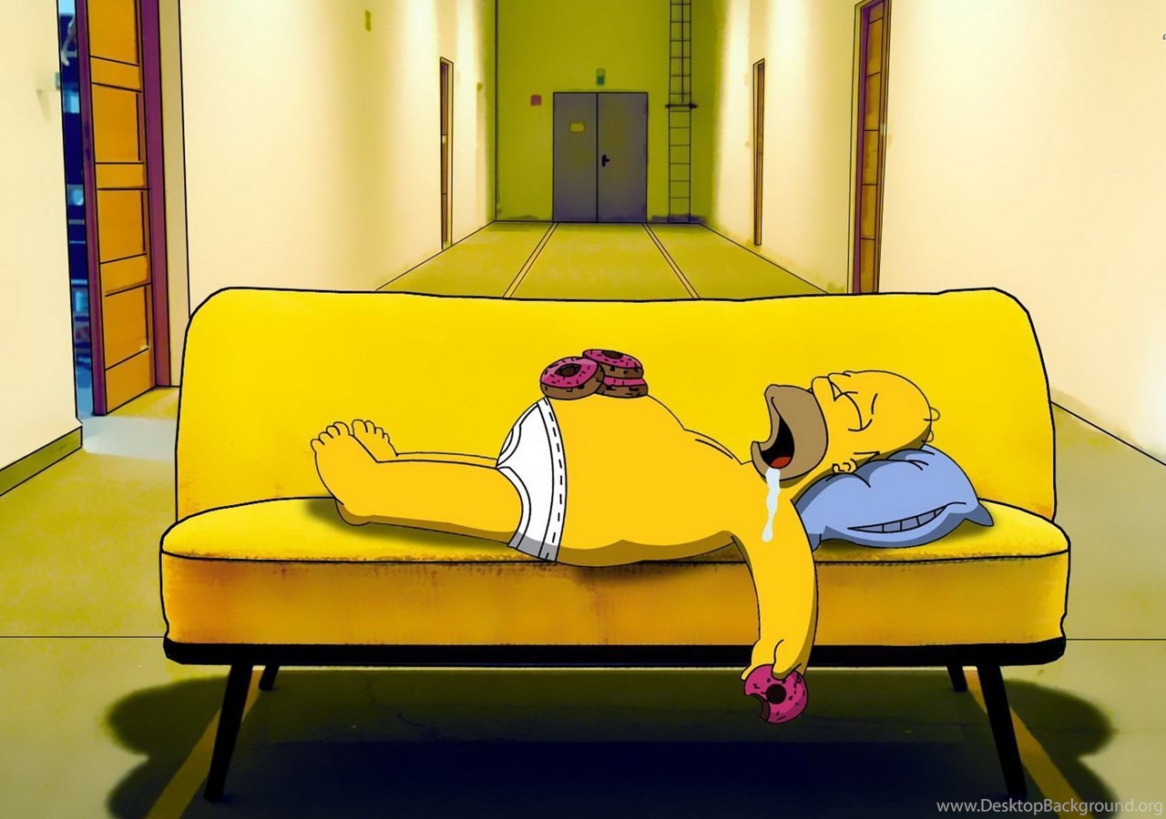Download Passed Out Homer Simpson Wallpapers Cartoon Wallpapers Popular 128...