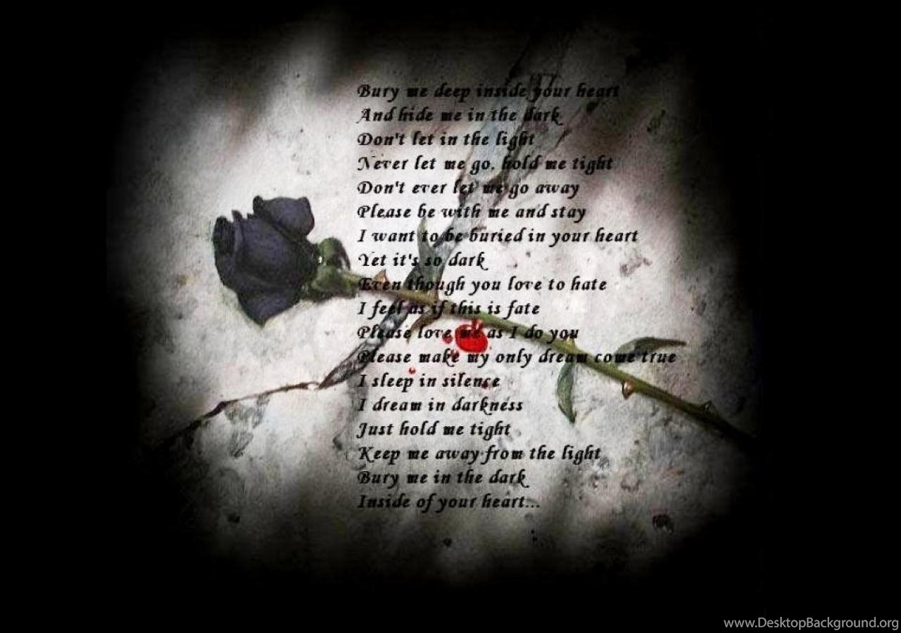 Dark poems. Обои поэма. Dark Love. Love is Darkness. Bury the light mp3